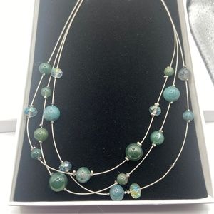 Layered Choker Pearl Necklace